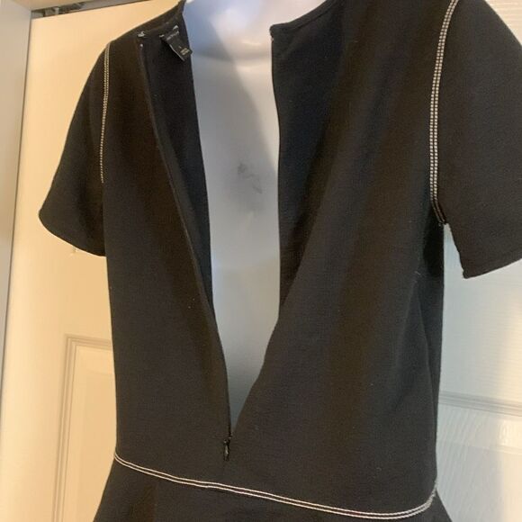 ANN TAYLOR, blouse, small, zip back, billow bottom. - Picture 5 of 14